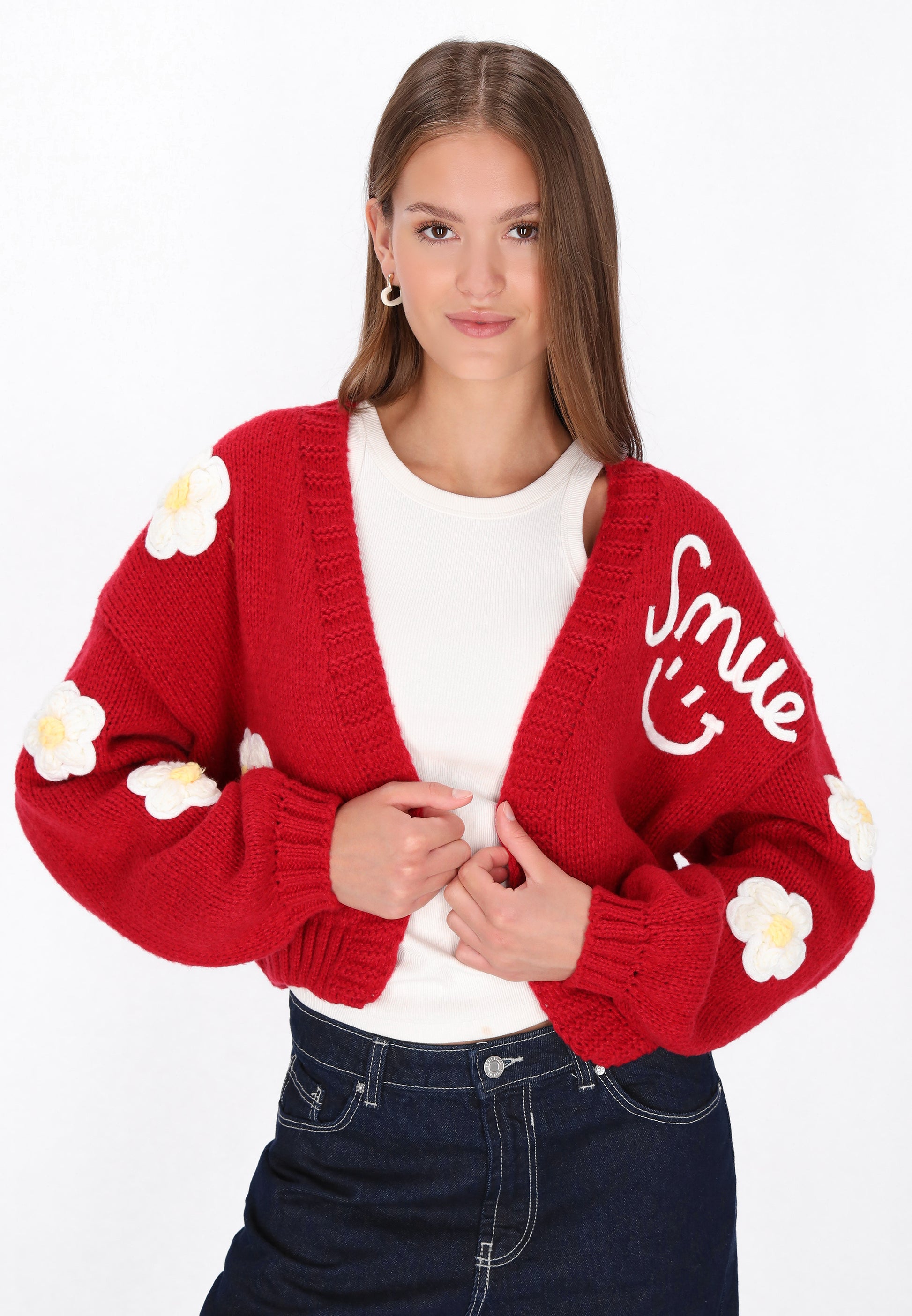 Mymo Damen Strickjacke