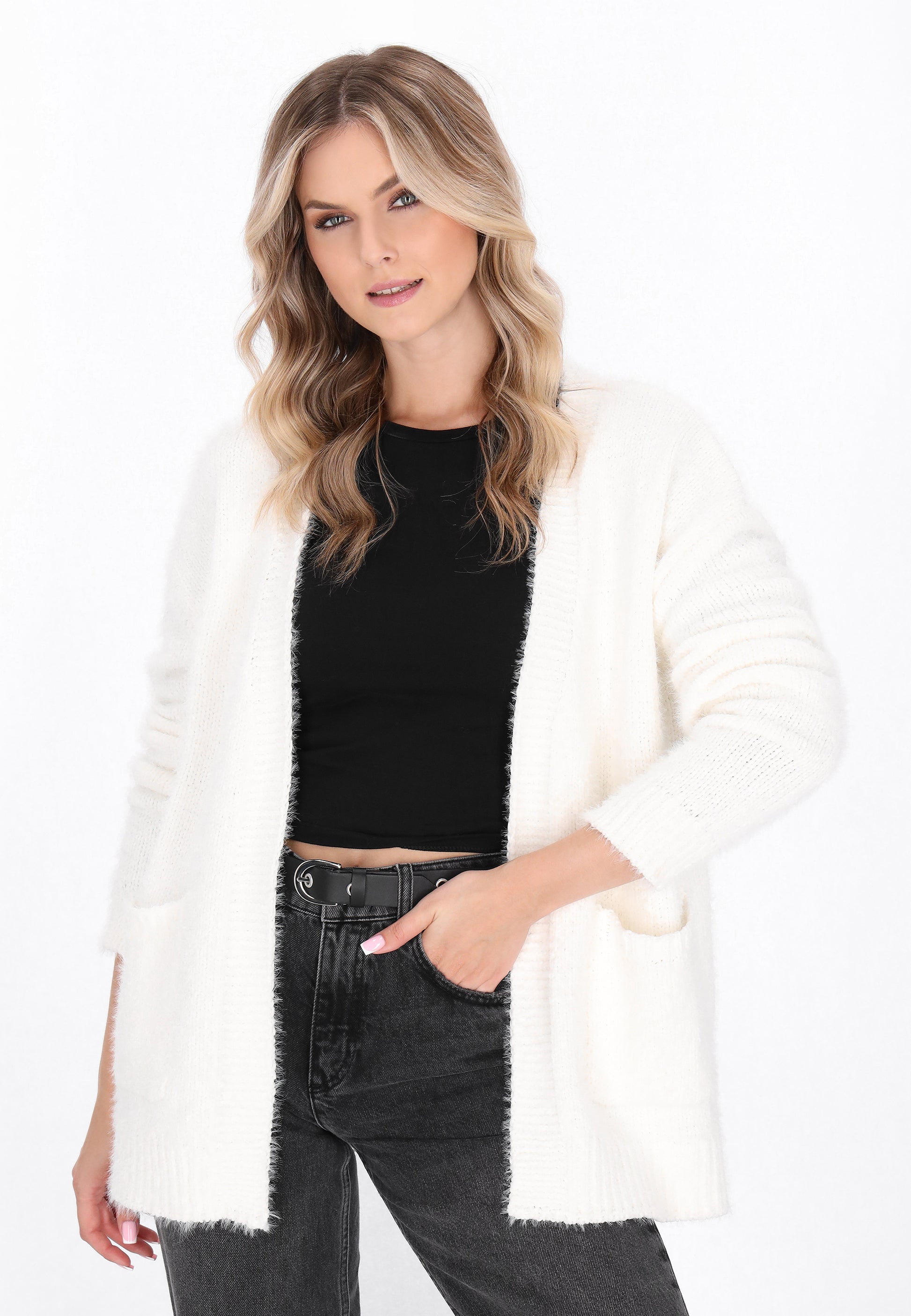 DreiMaster Vintage Damen Strickjacke