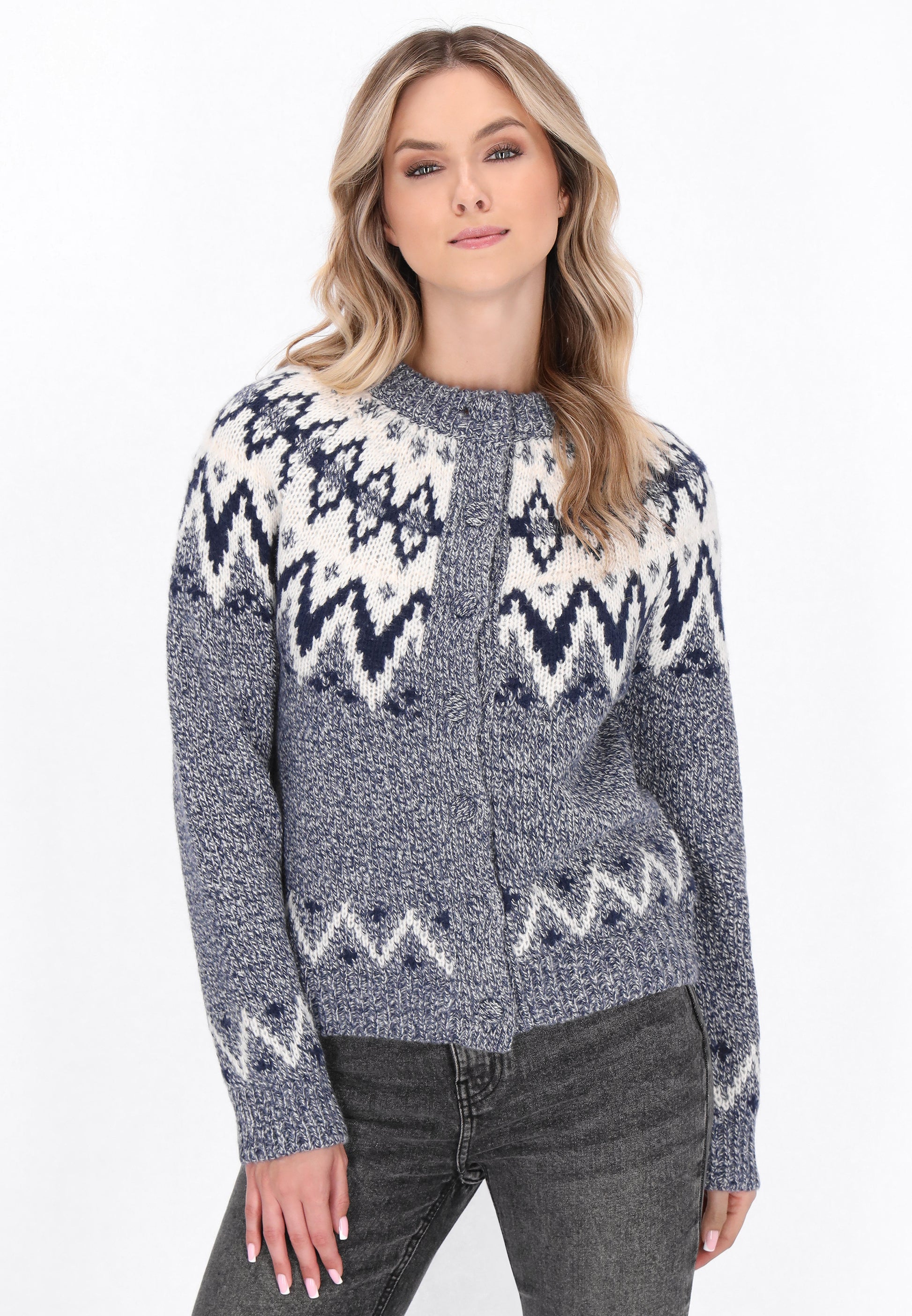 DreiMaster Vintage Damen Strickjacke