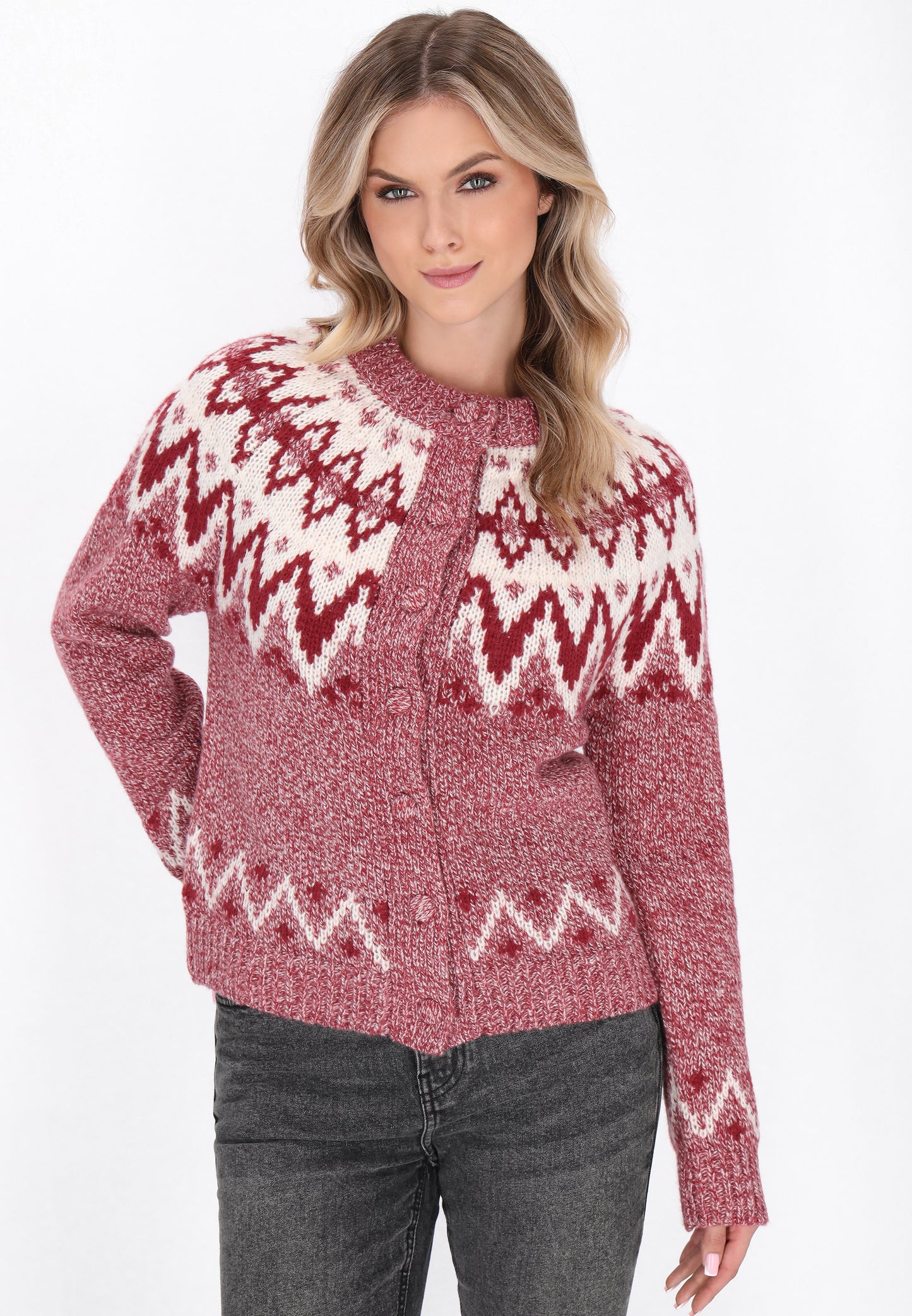 DreiMaster Vintage Damen Strickjacke