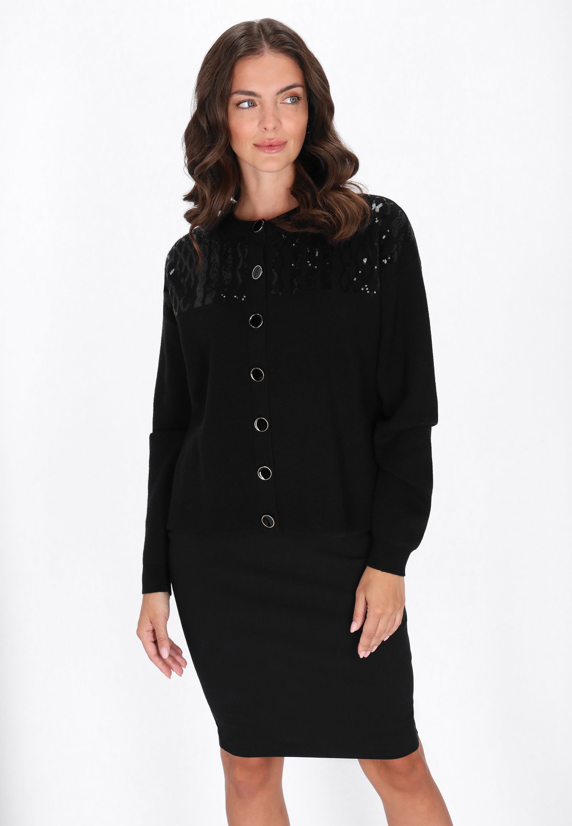 usha BLACK LABEL Damen Strickjacke