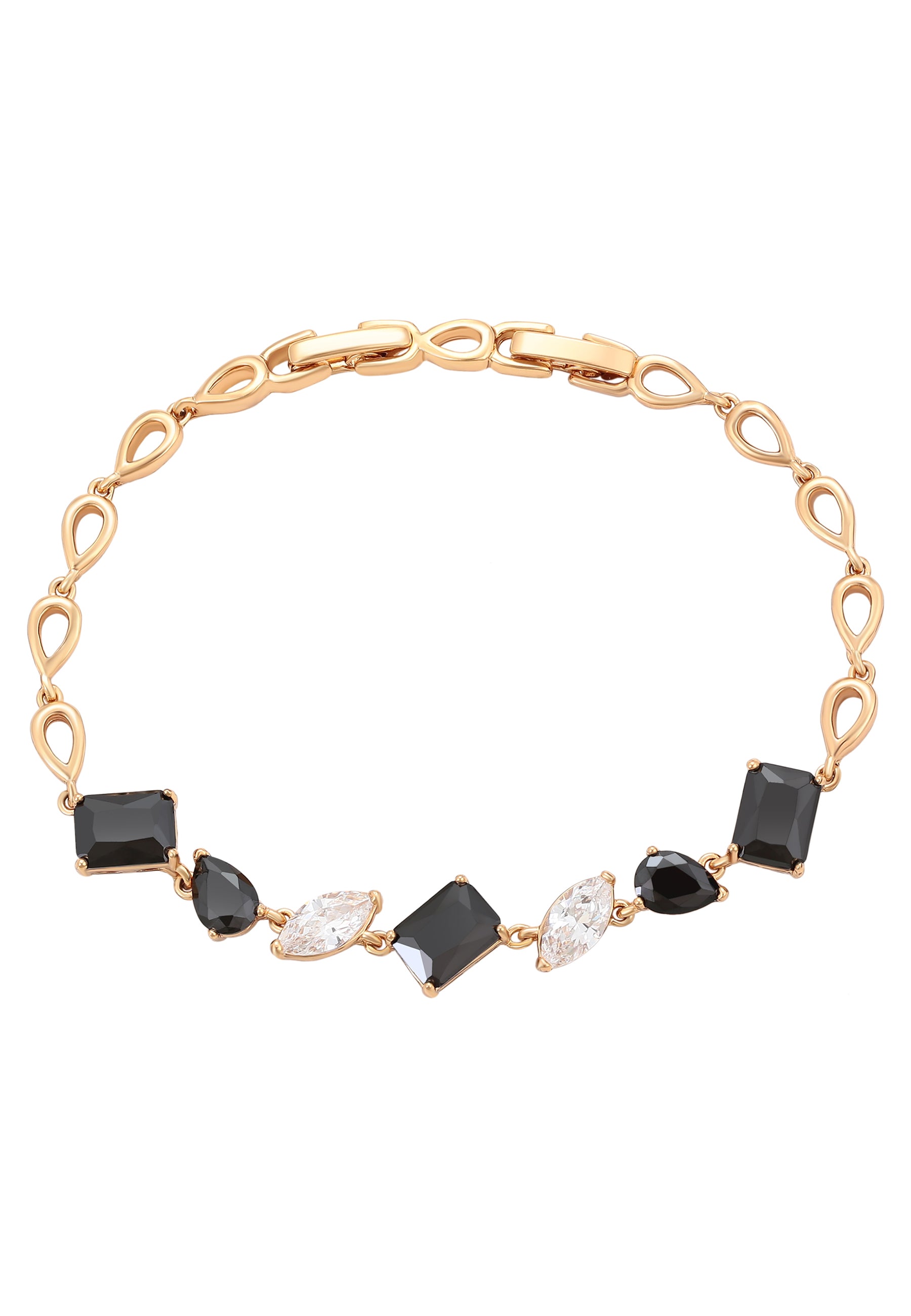 faina Crystal-Studded Link Bracelet