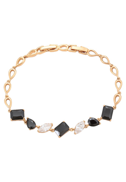 faina Crystal-Studded Link Bracelet