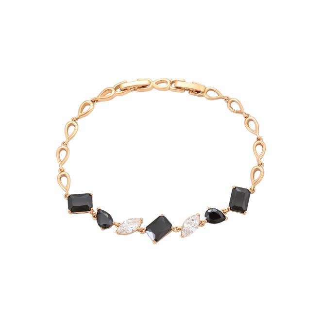 faina Crystal-Studded Link Bracelet