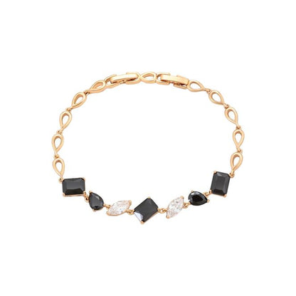 faina Crystal-Studded Link Bracelet