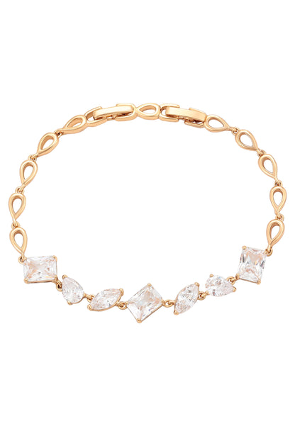 faina Crystal-Studded Link Bracelet