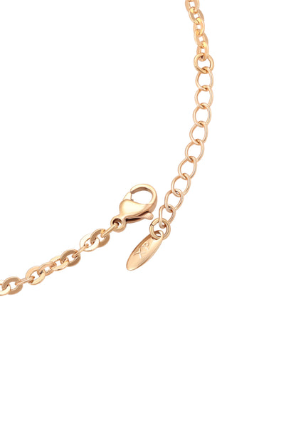 faina Crystal Studded Chain Link Bracelet