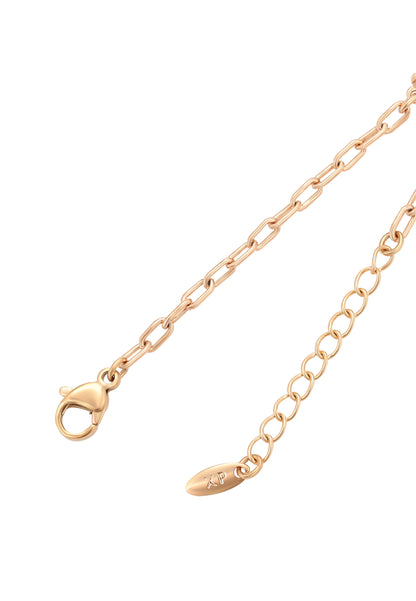 faina Crystal Studded Chain Link Bracelet