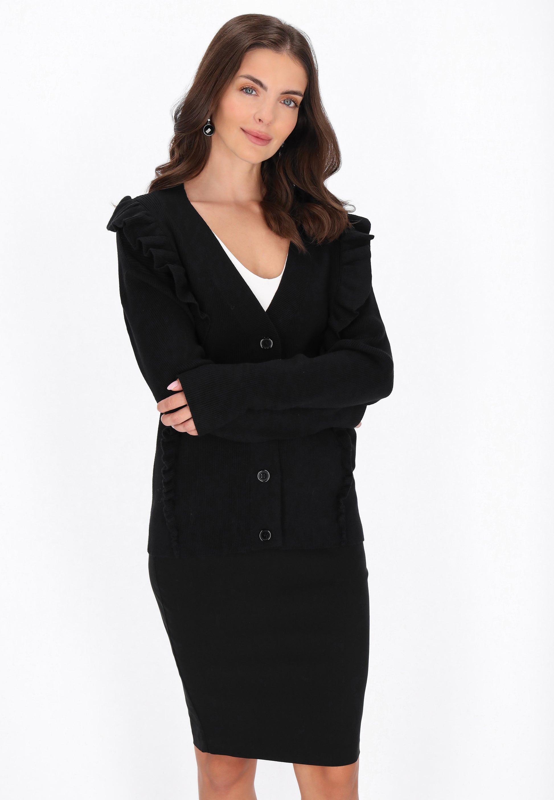 usha BLACK LABEL Damen Strickjacke