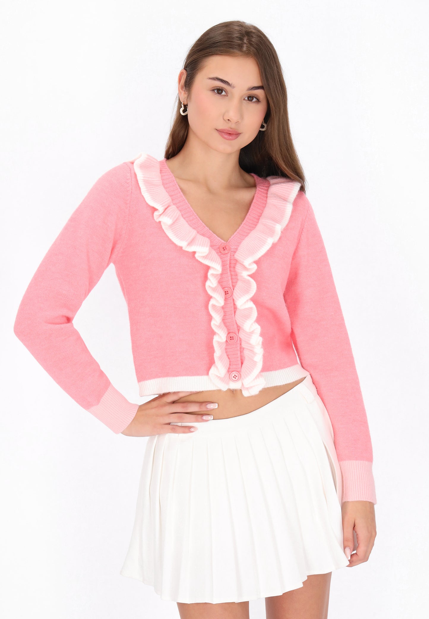 myMo pop Damen-Strickjacke