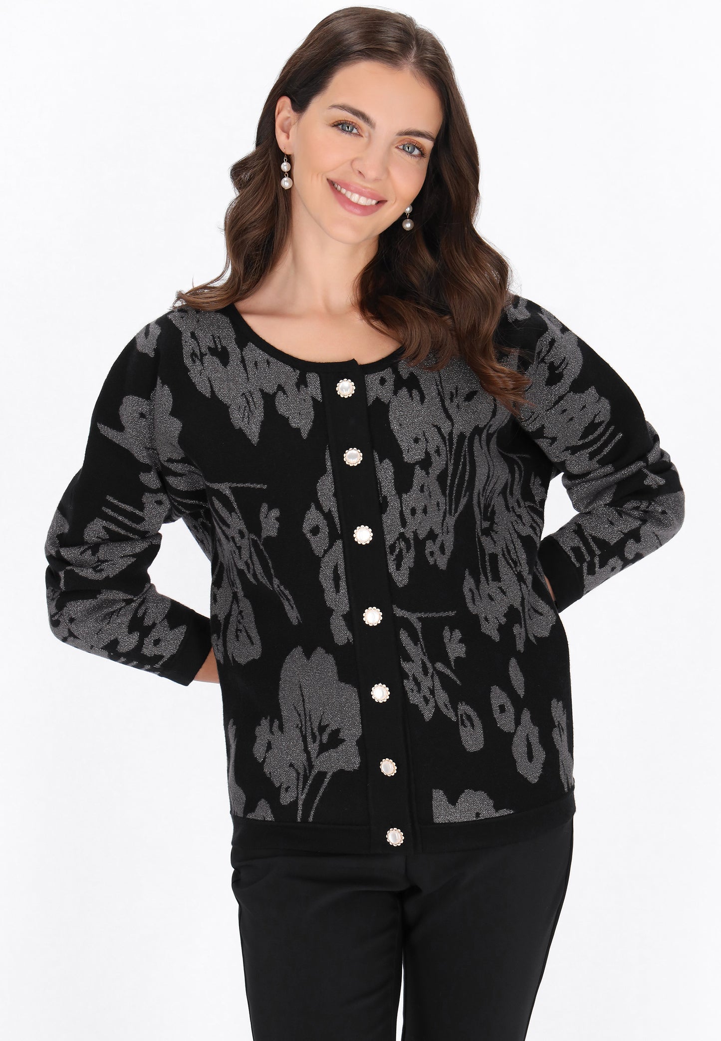 Usha Damen Strickjacke