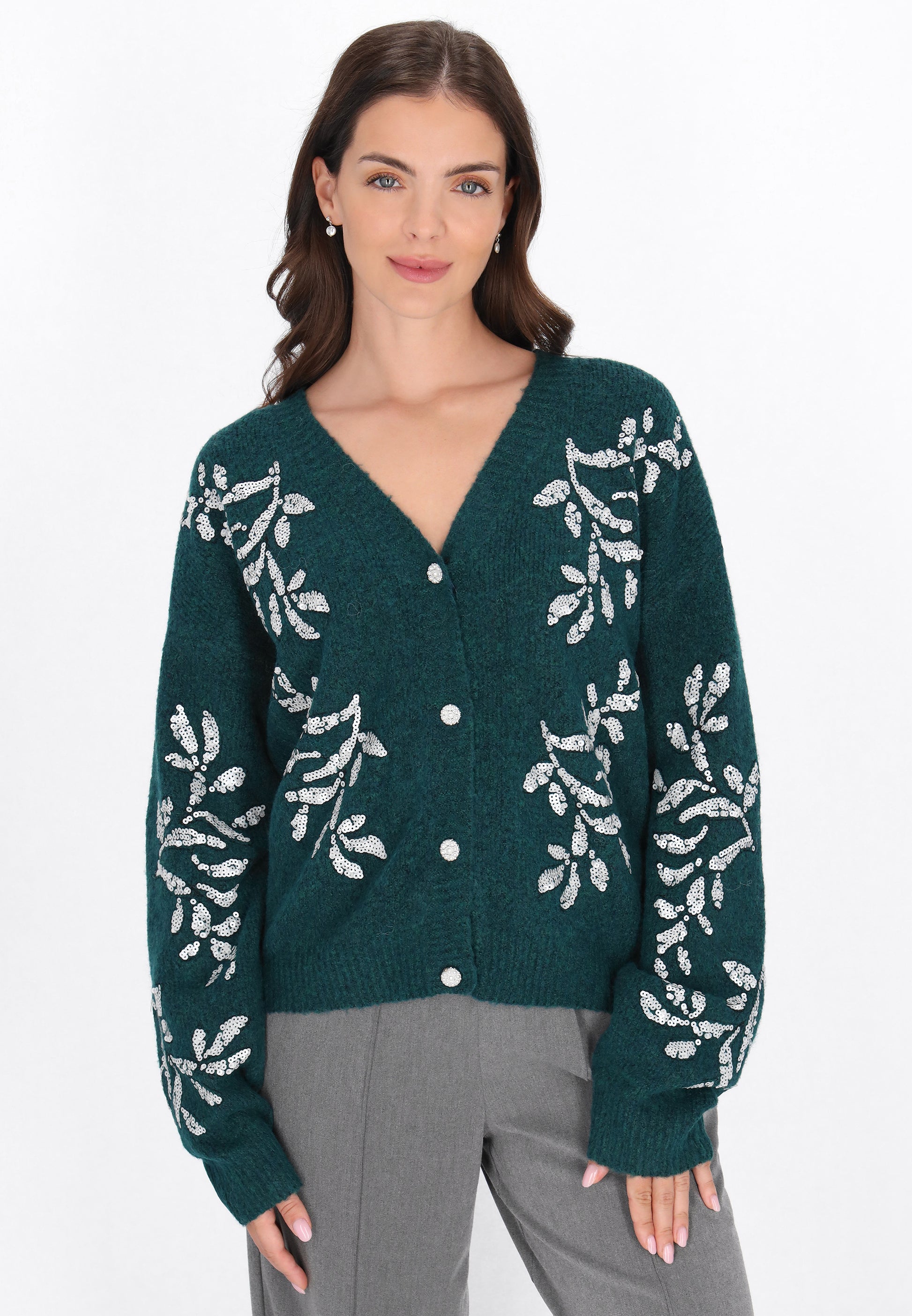 usha Women's Cardigan