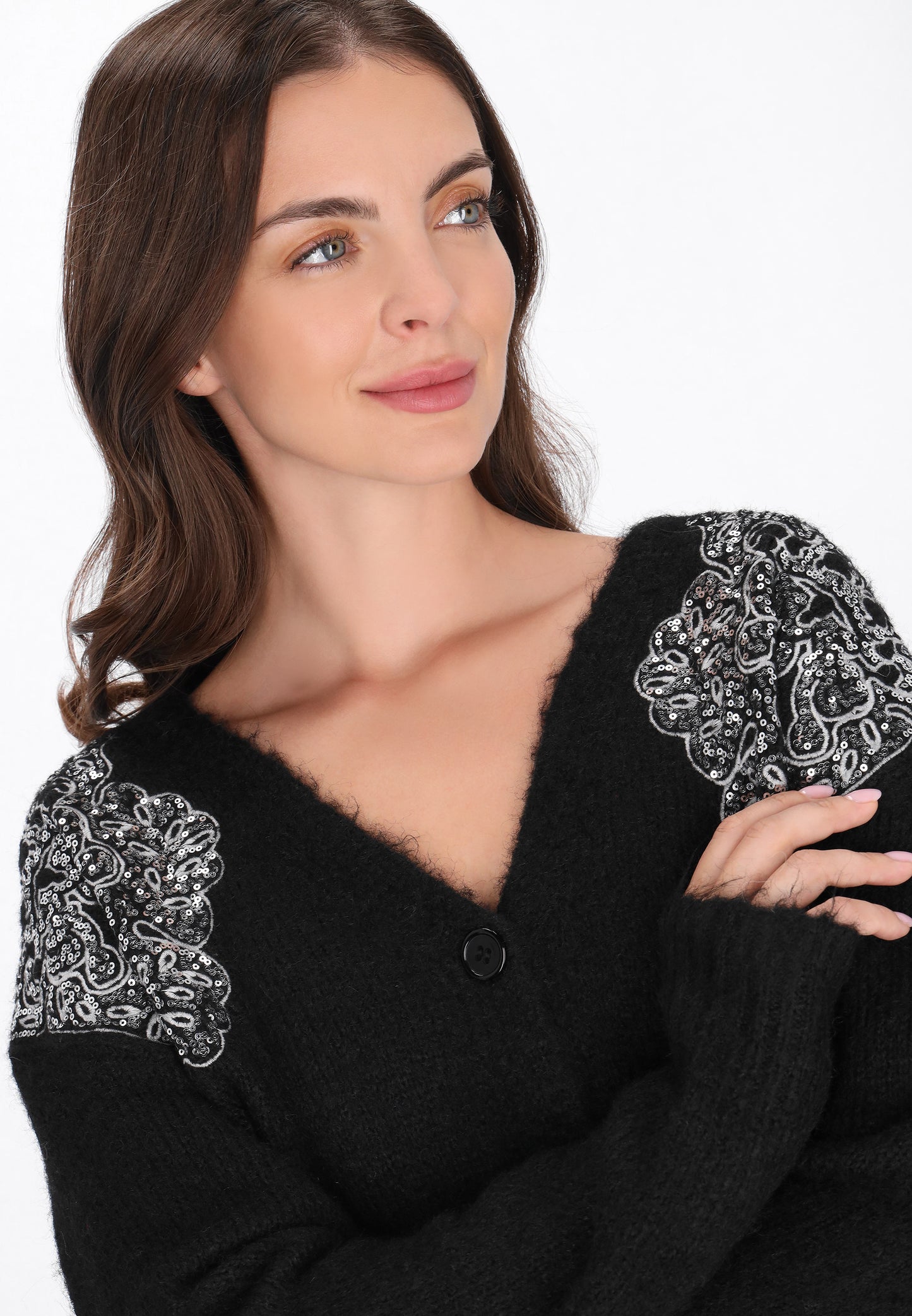 usha BLACK LABEL Damen Strickjacke