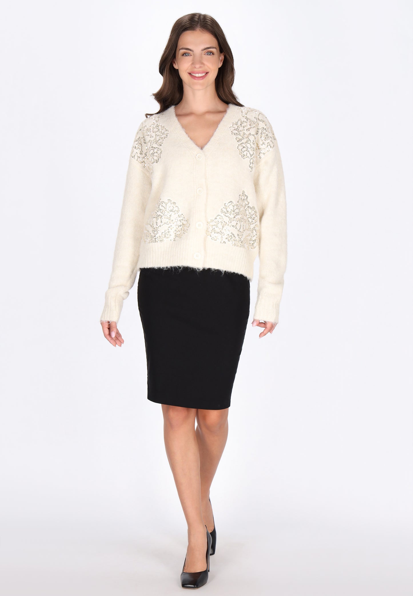 usha BLACK LABEL Damen Strickjacke