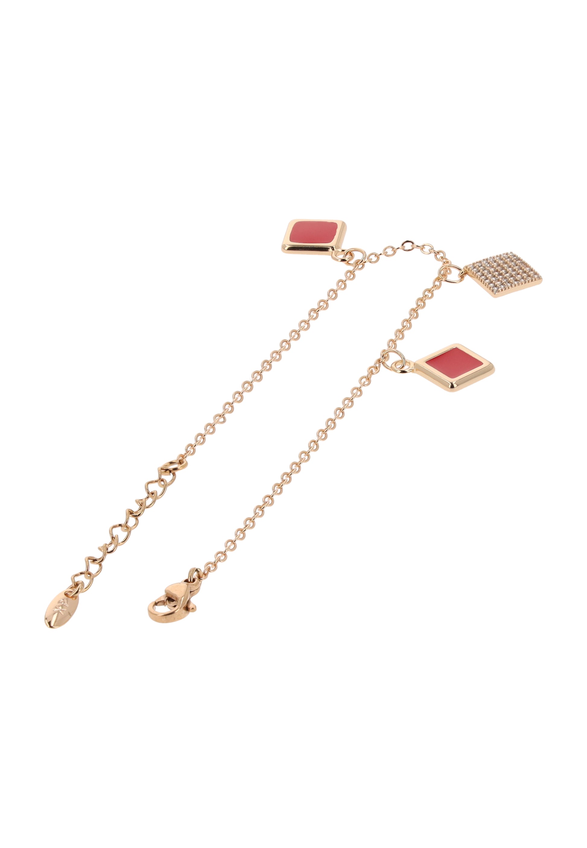 faina Chain Link Bracelet With Charms