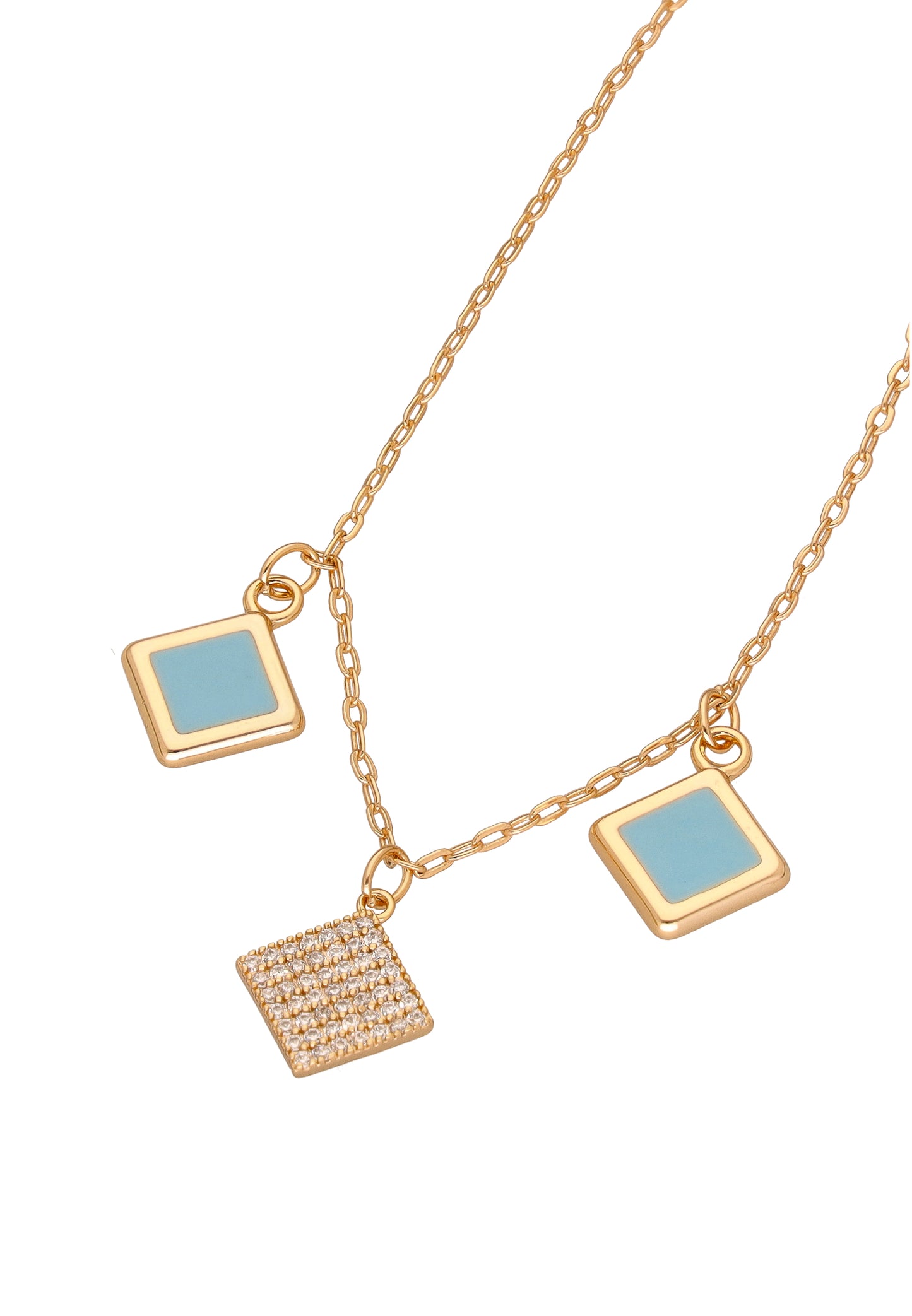 faina Chain Link Bracelet With Charms