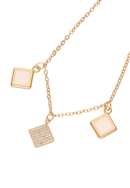 faina Chain Link Bracelet With Charms