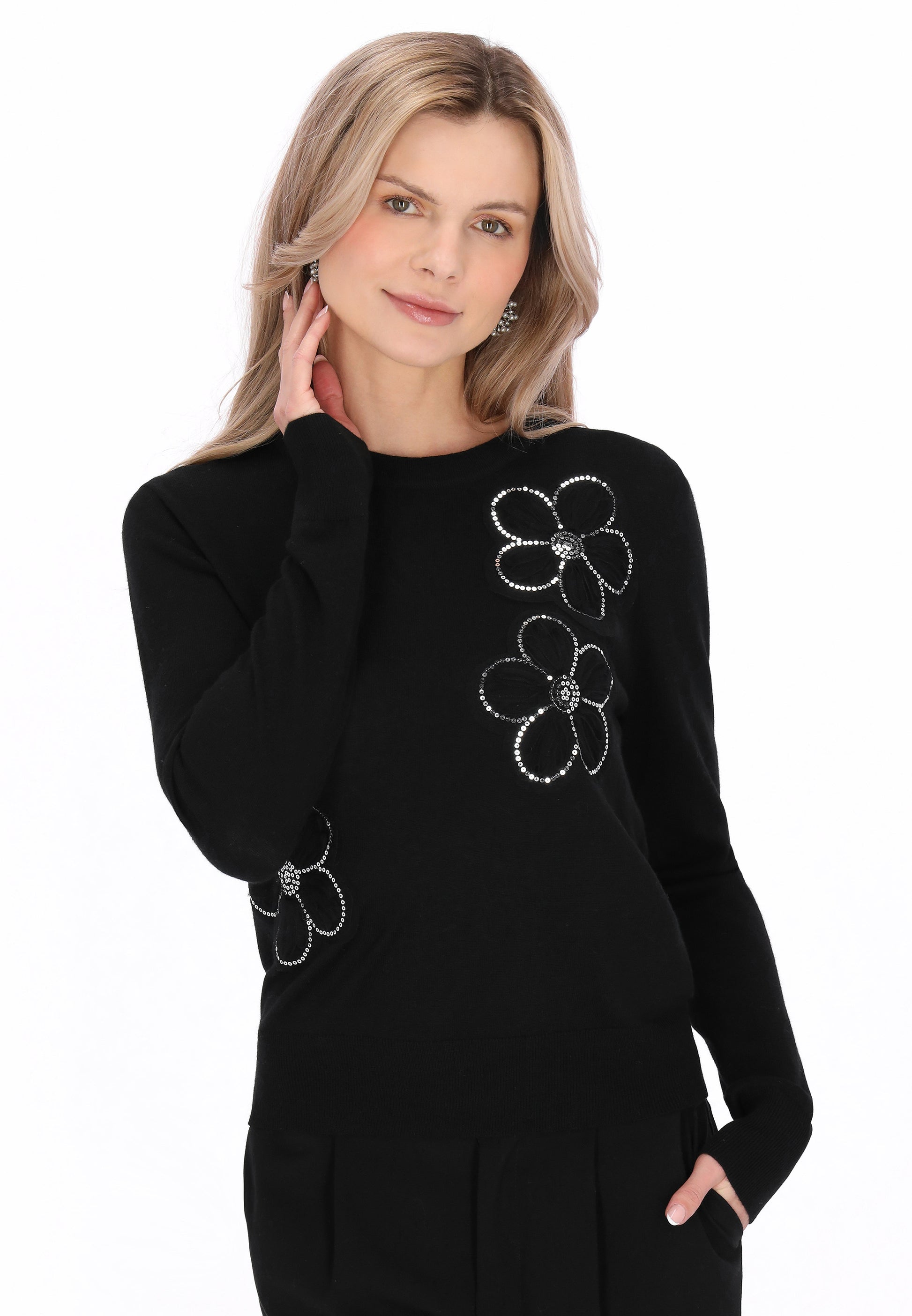 usha BLACK LABEL Women's Sweater