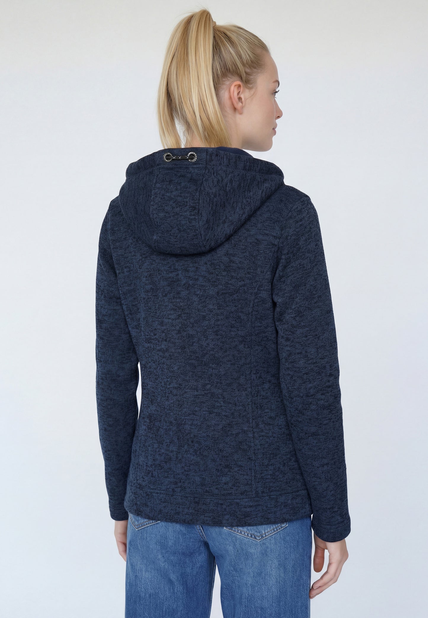 Schmuddelwedda Damen-Fleecejacke aus Strick