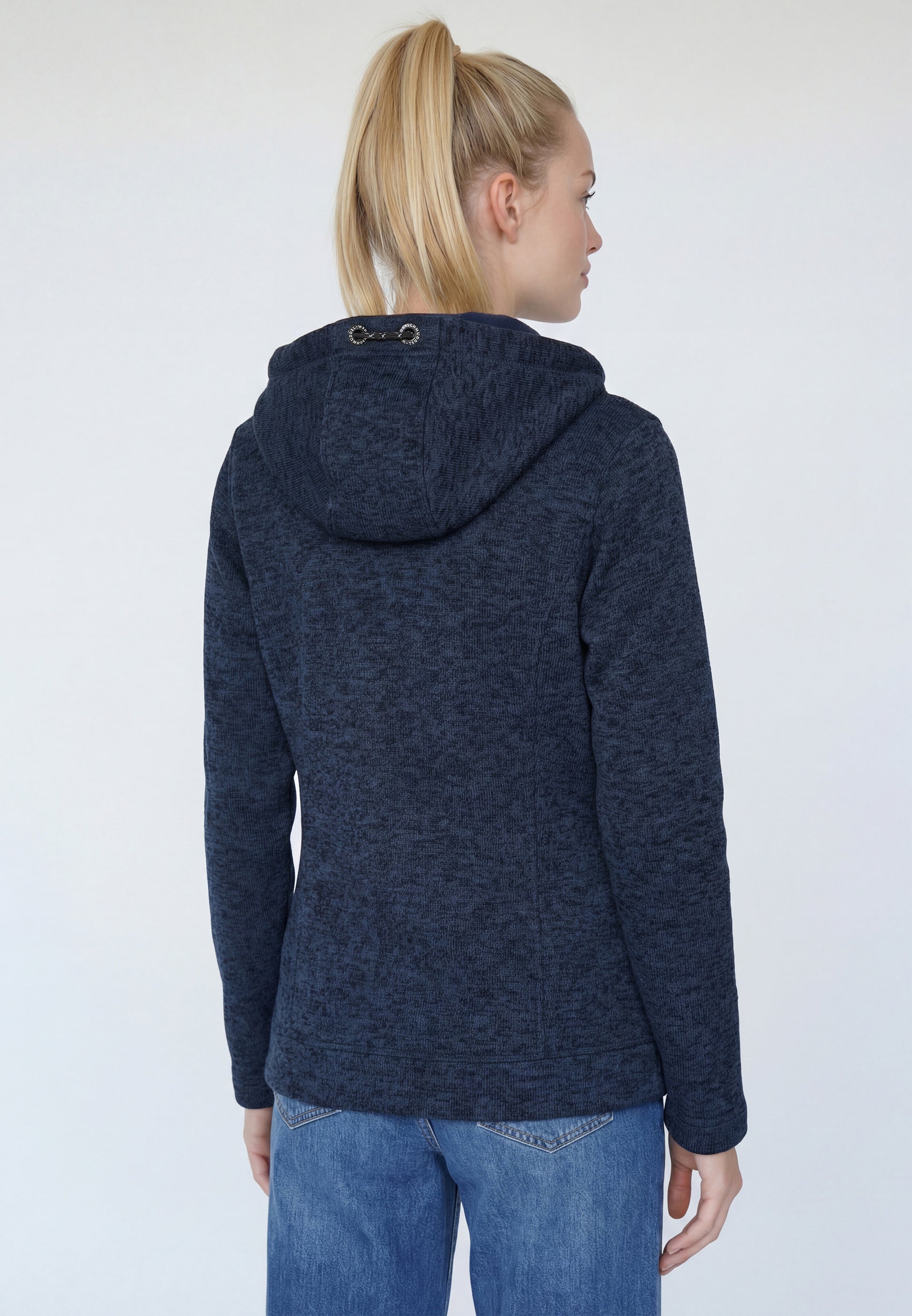 Schmuddelwedda Damen-Fleecejacke aus Strick