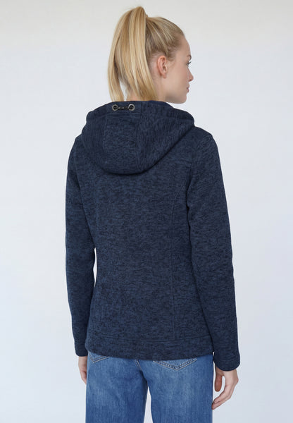 Schmuddelwedda Damen-Fleecejacke aus Strick