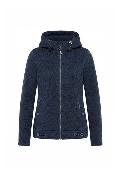 Schmuddelwedda Damen-Fleecejacke aus Strick