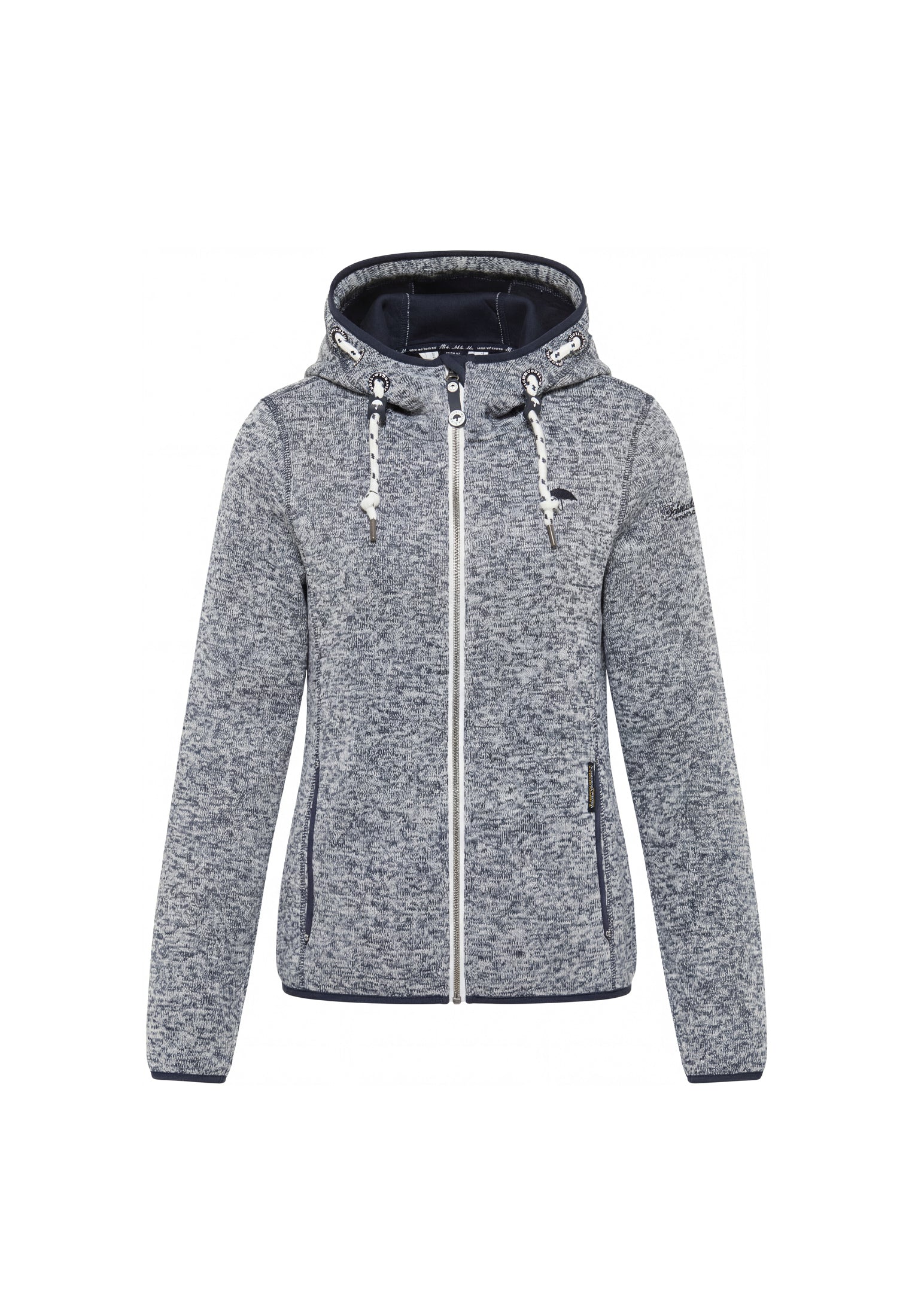 Schmuddelwedda Damen-Fleecejacke aus Strick