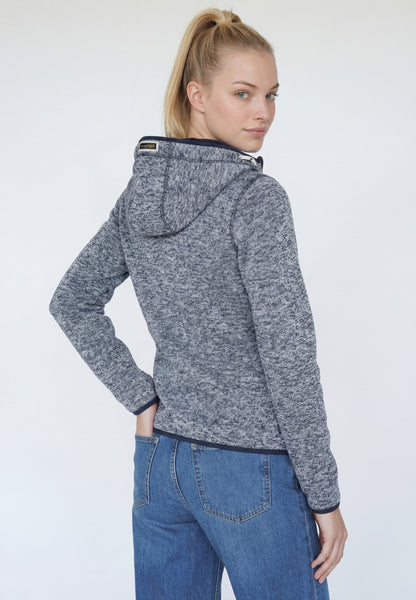 Schmuddelwedda Damen-Fleecejacke aus Strick