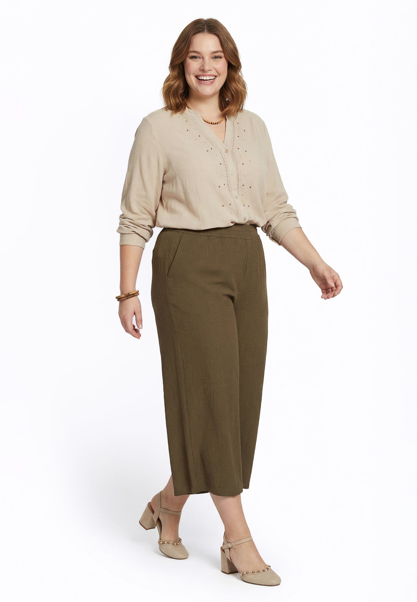Damskie spodnie Plus Size Joella