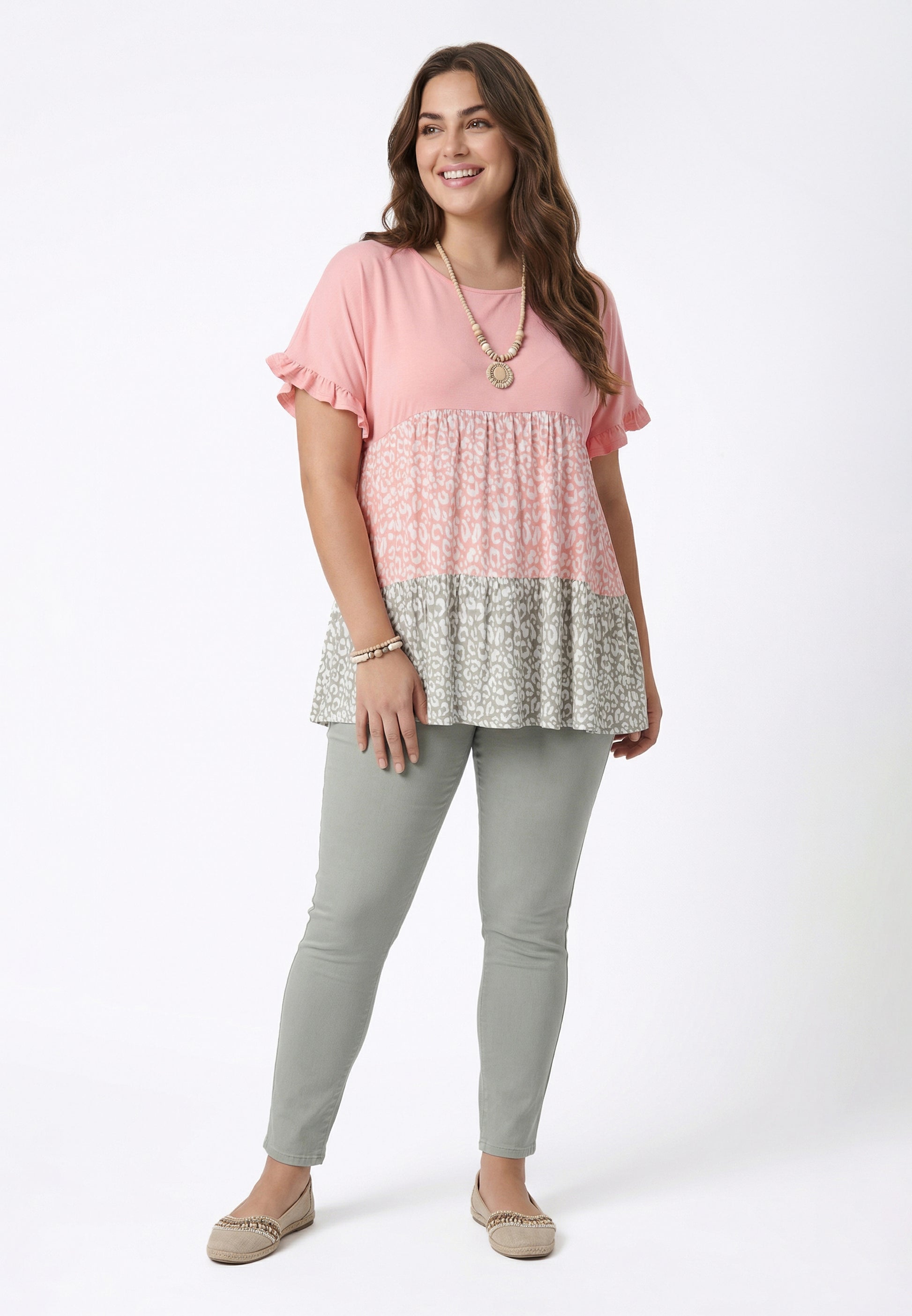 Joella Damen Plus Size Bluse