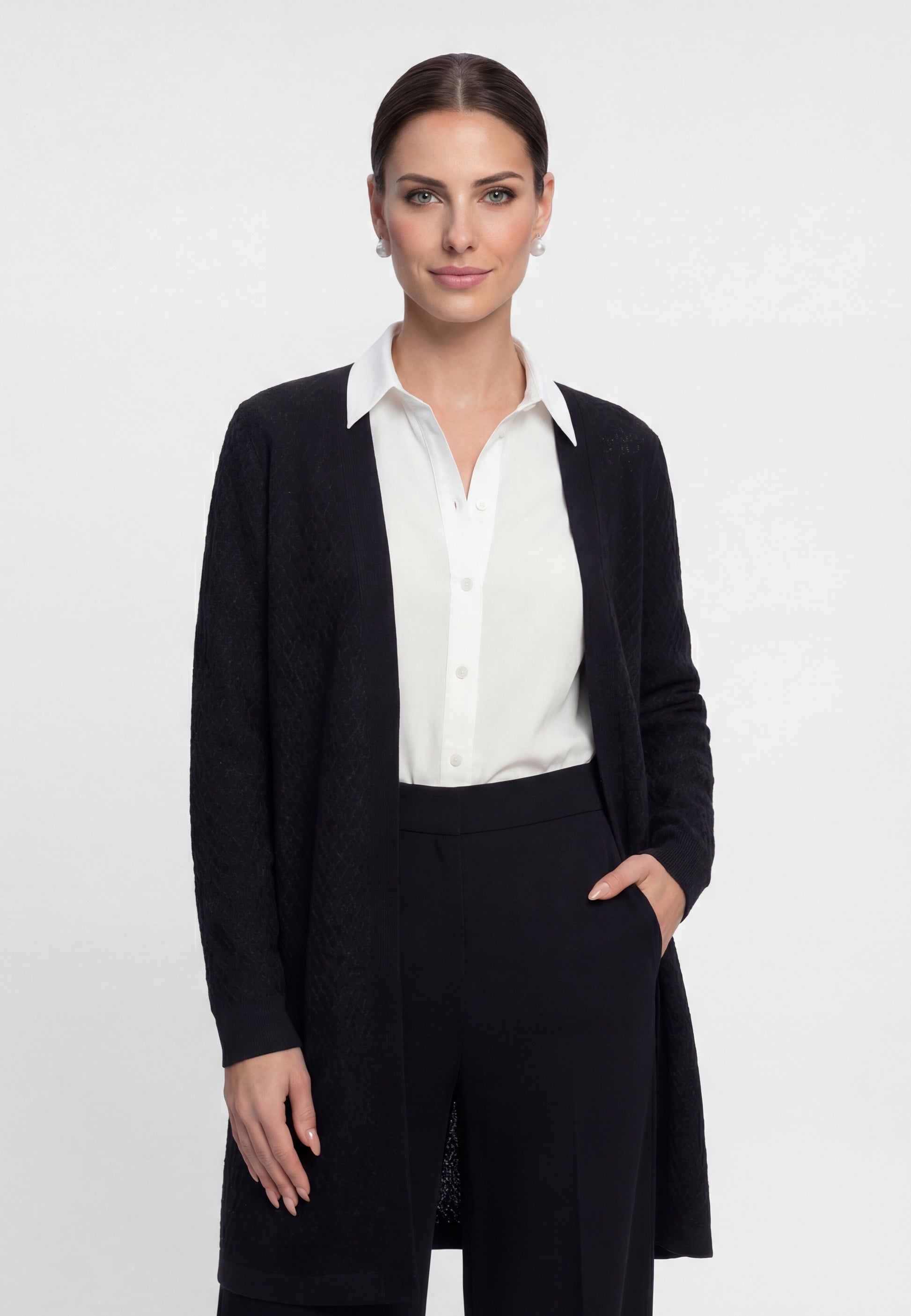 usha BLACK LABEL Damen-Strickjacke
