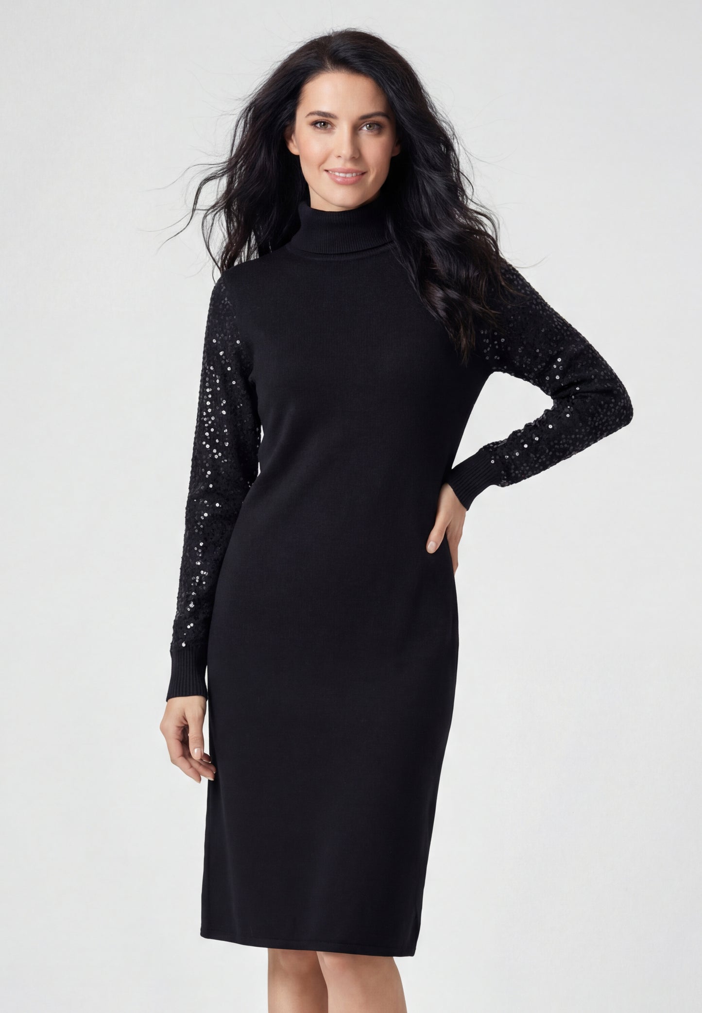 Chancery Women's Strickkleid Mit Pailletten
