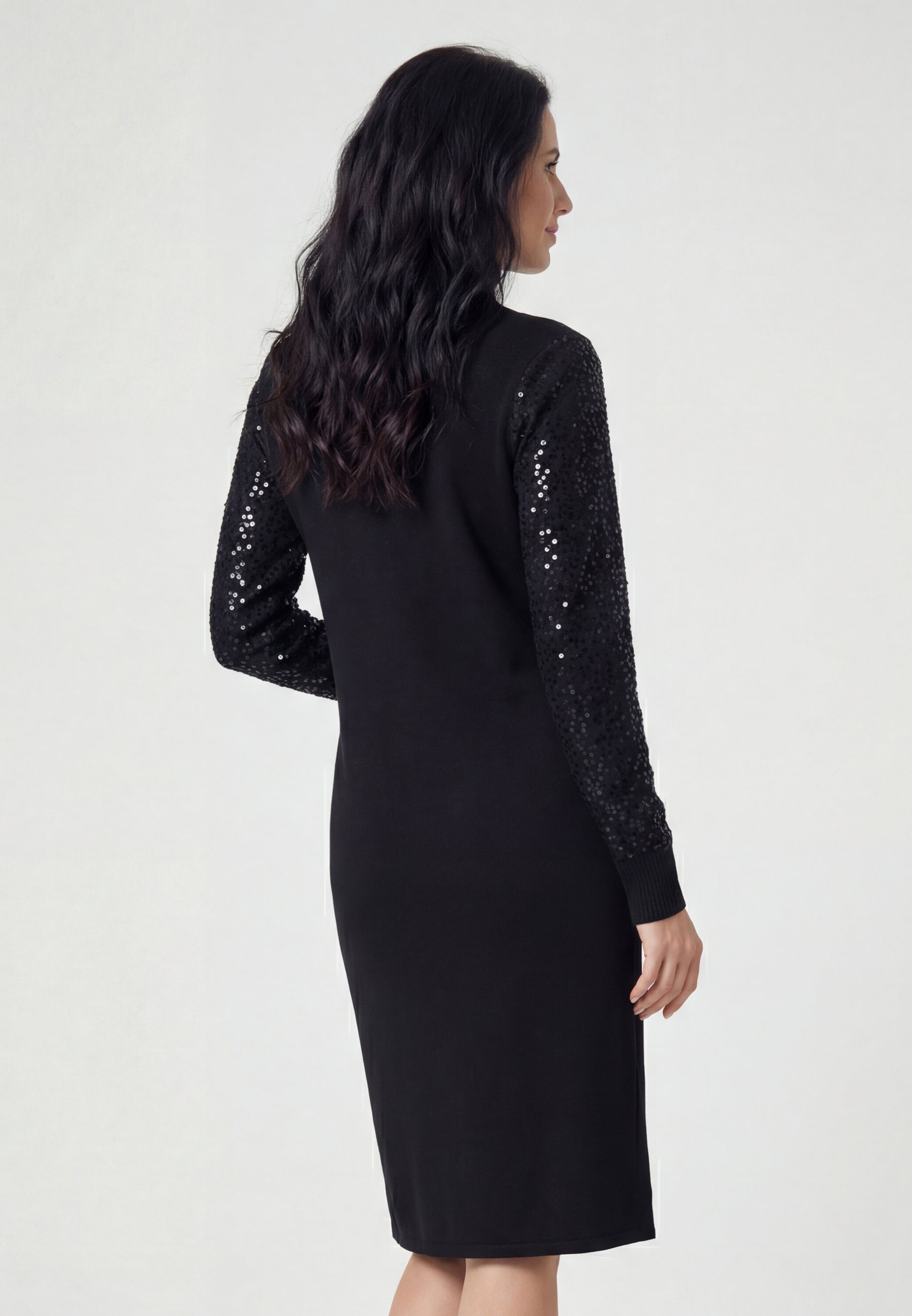 Chancery Women's Strickkleid Mit Pailletten