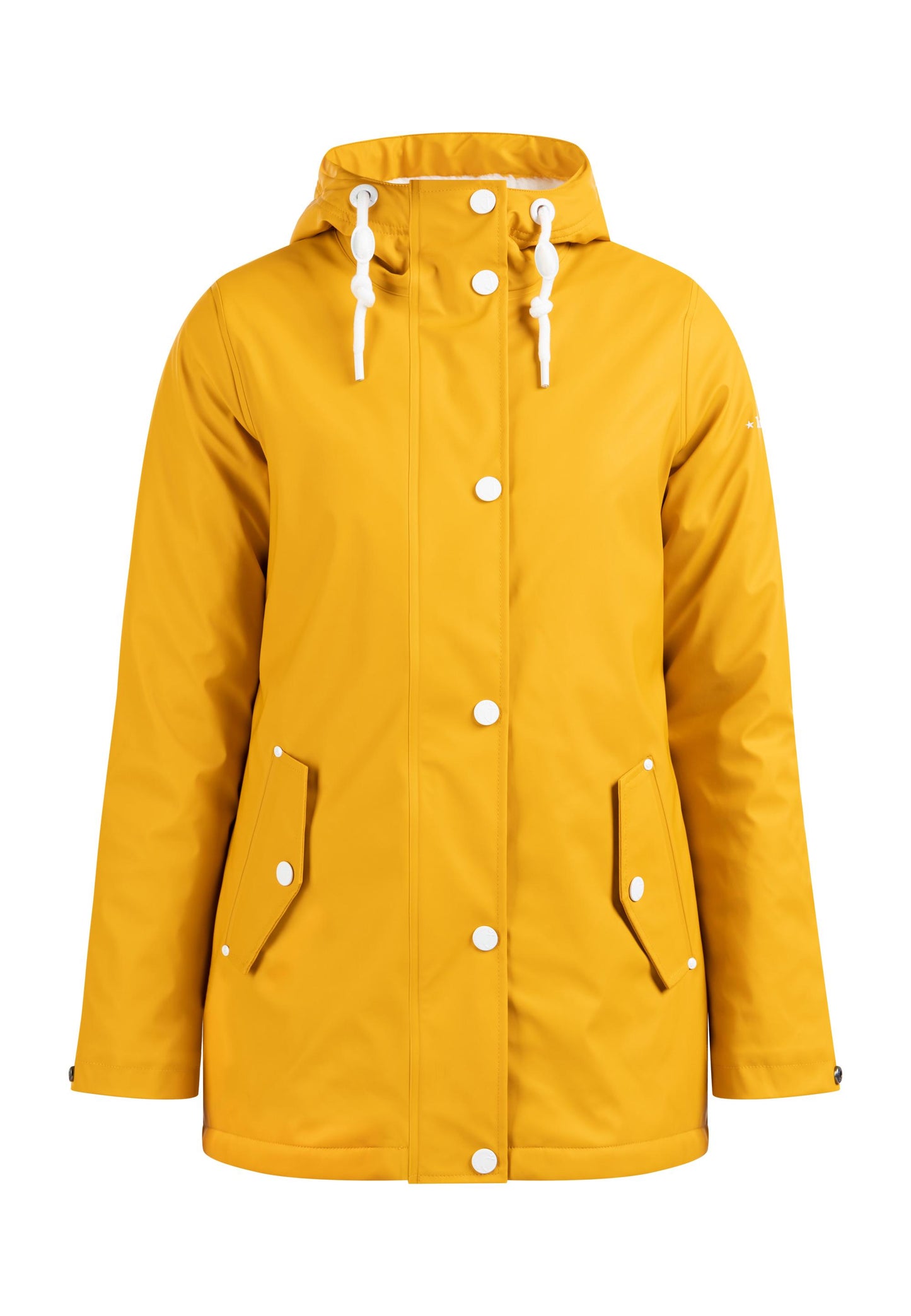 Caley Women's Rain Jacket With Faux Fur Lining
