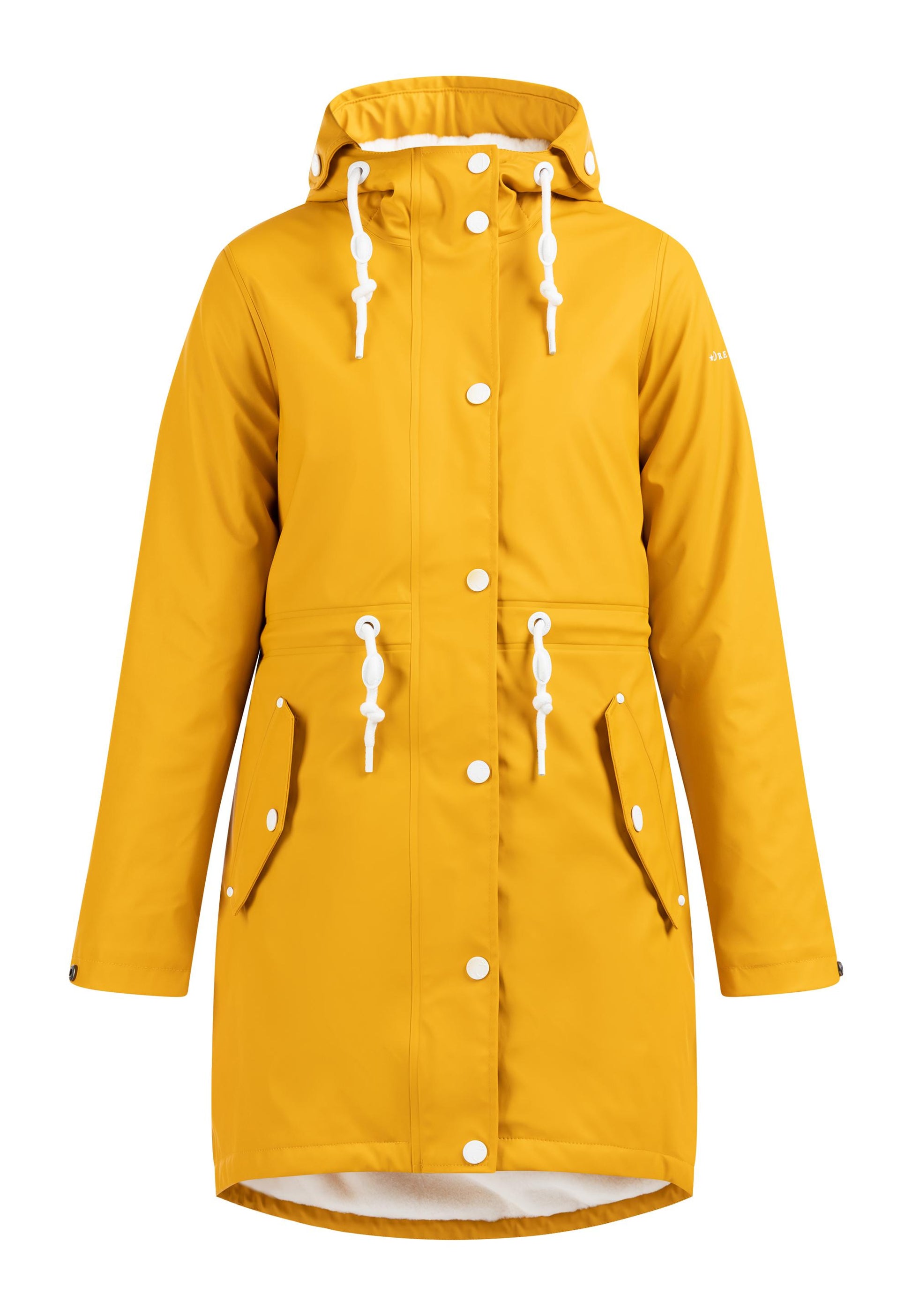 Caley Women's Raincoat With Faux Fur Lining