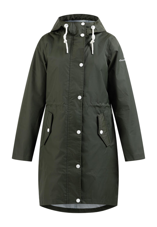 Caley Women's Rain Jacket With Interior Print