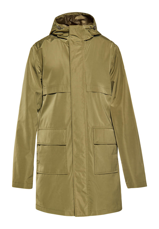 Caley Men's Rain Parka Made From Recycled Materials