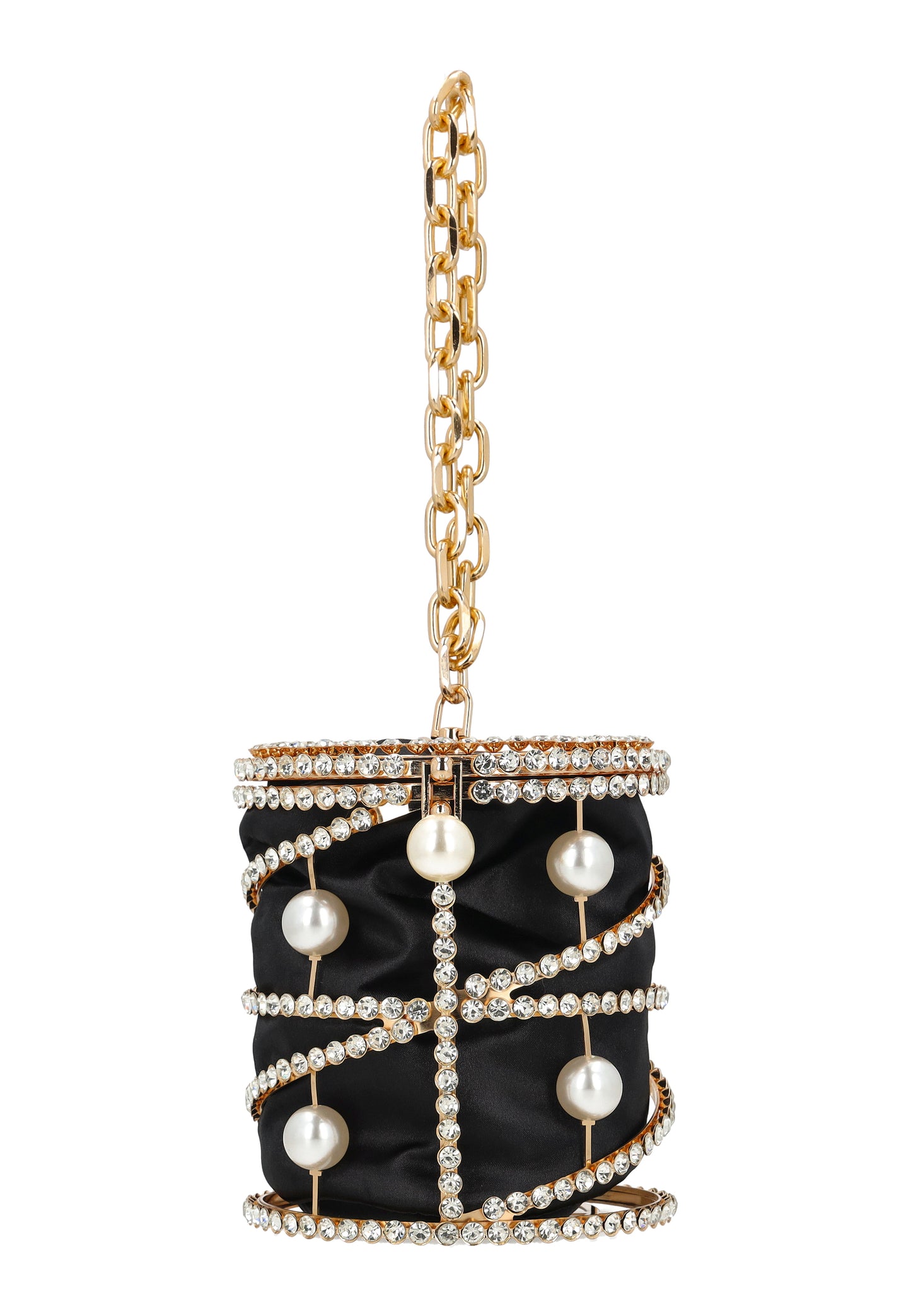 Faina Women's Bucket Bag With Chain Straps