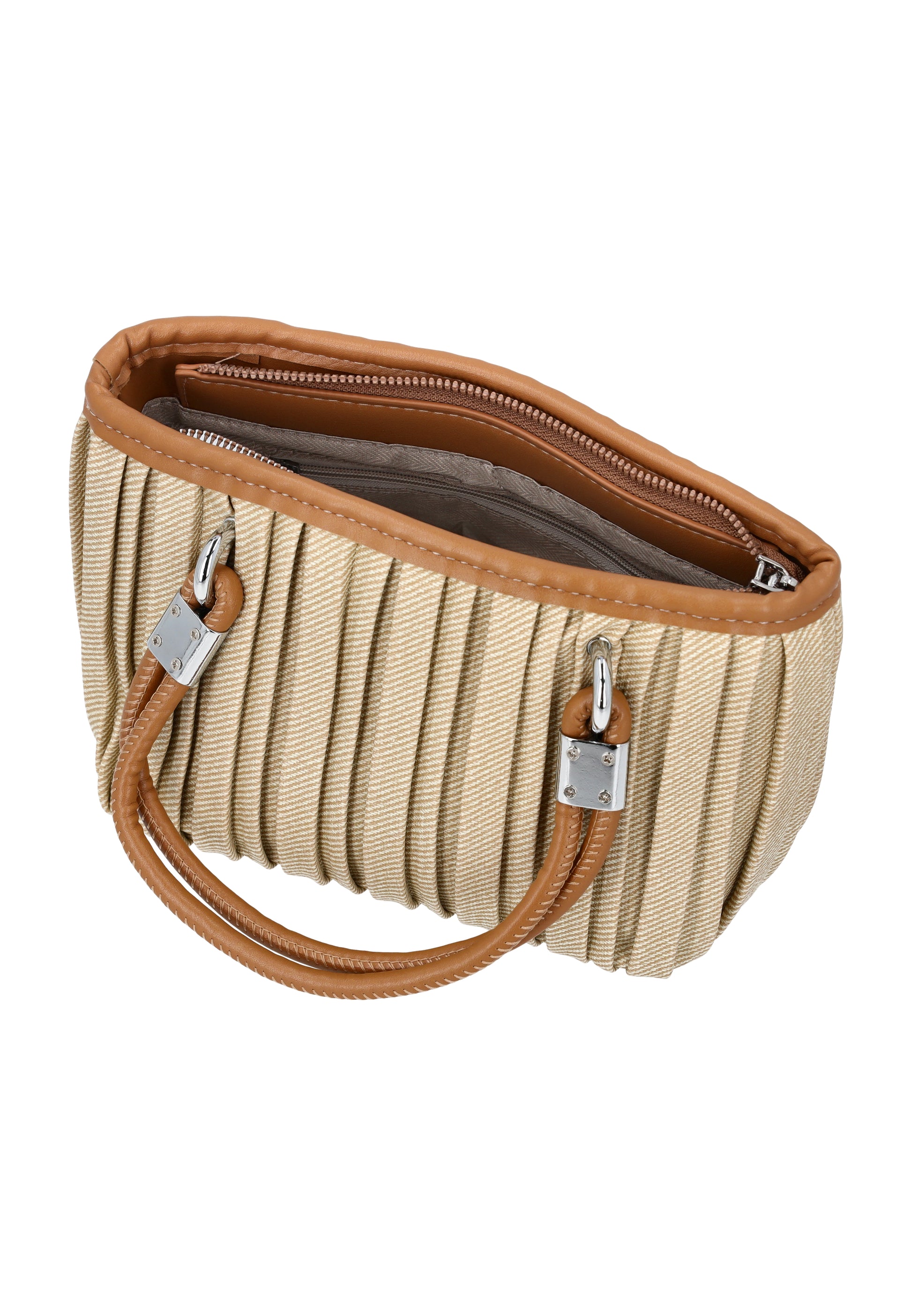 Usha Women's Eco-Leather Zip-Up Handbag