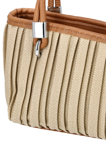 Usha Women's Eco-Leather Zip-Up Handbag