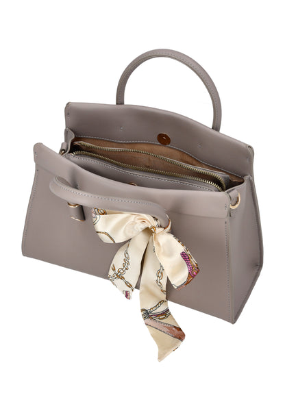 Usha Black Label Women's Eco-Leather Handbag With Adjustable Additional Strap