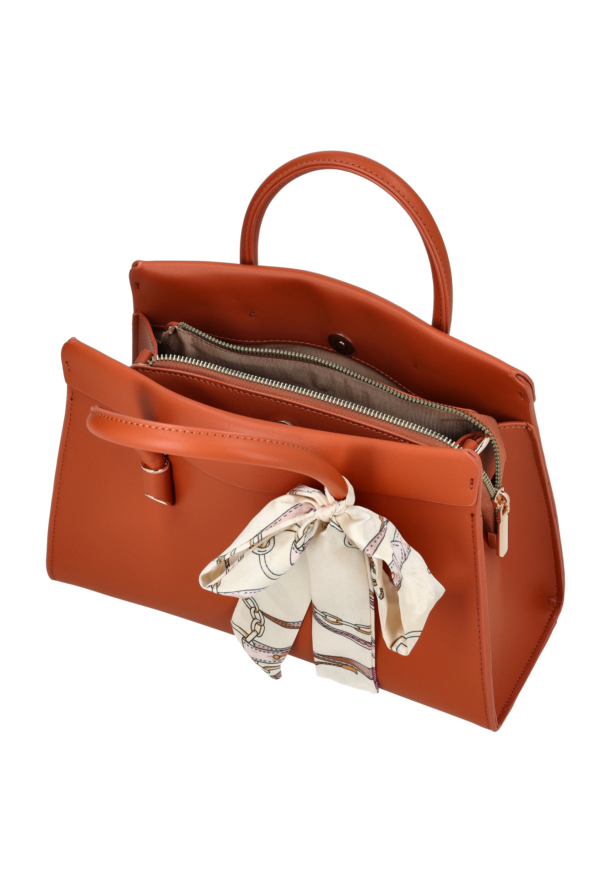 Usha Black Label Women's Eco-Leather Handbag With Adjustable Additional Strap