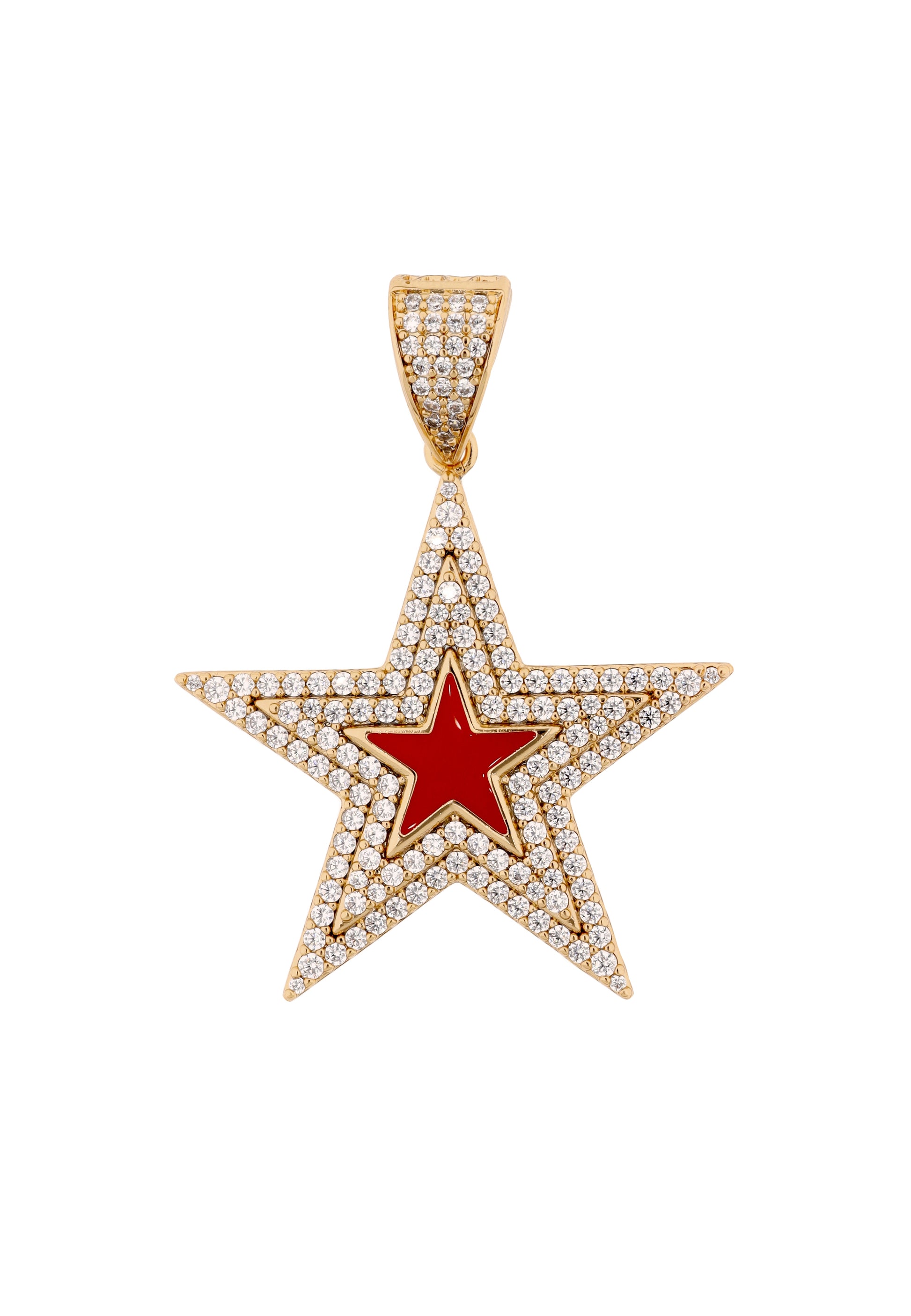 myMo at night Women's Pendant With Rhinestones