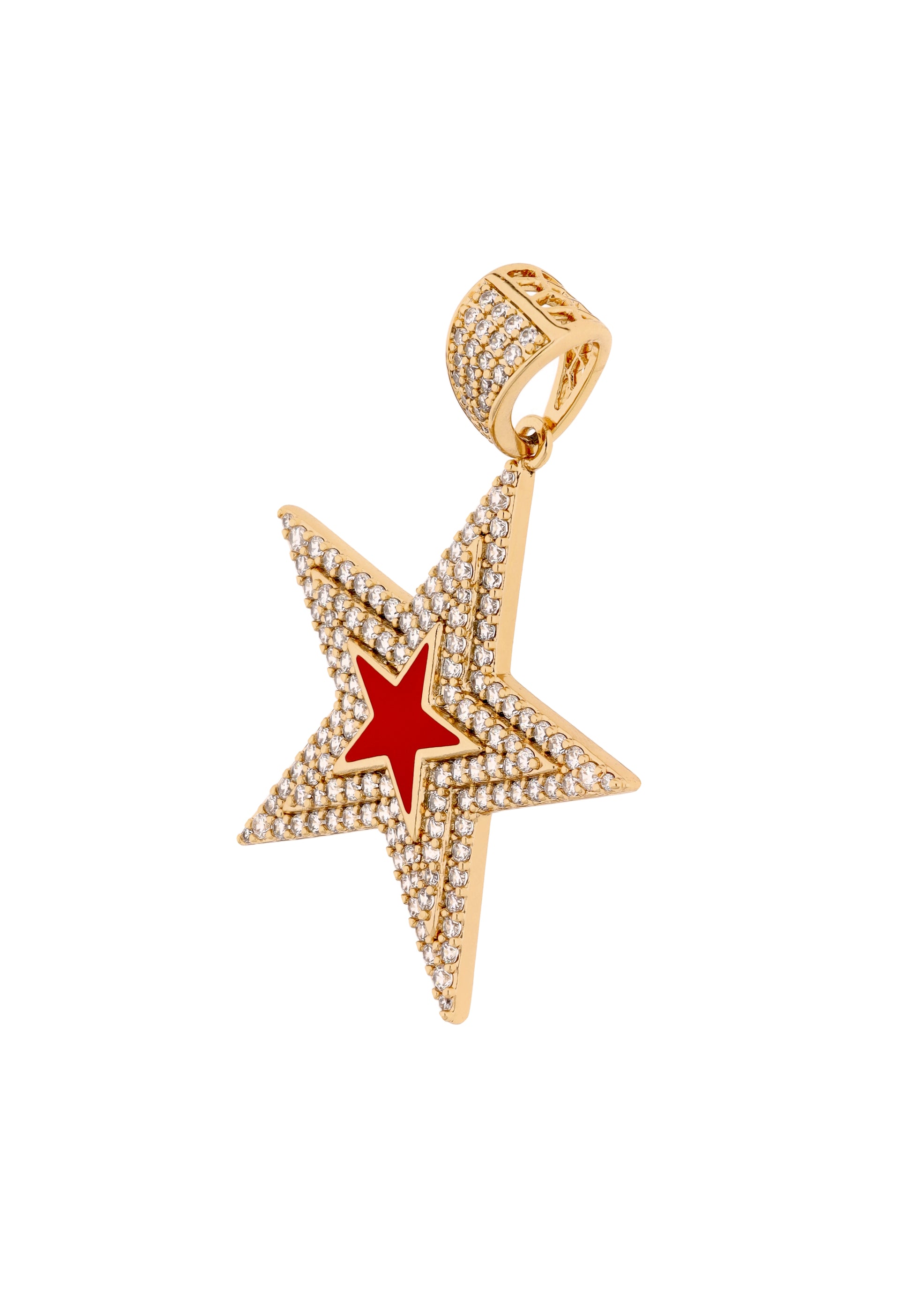 myMo at night Women's Pendant With Rhinestones