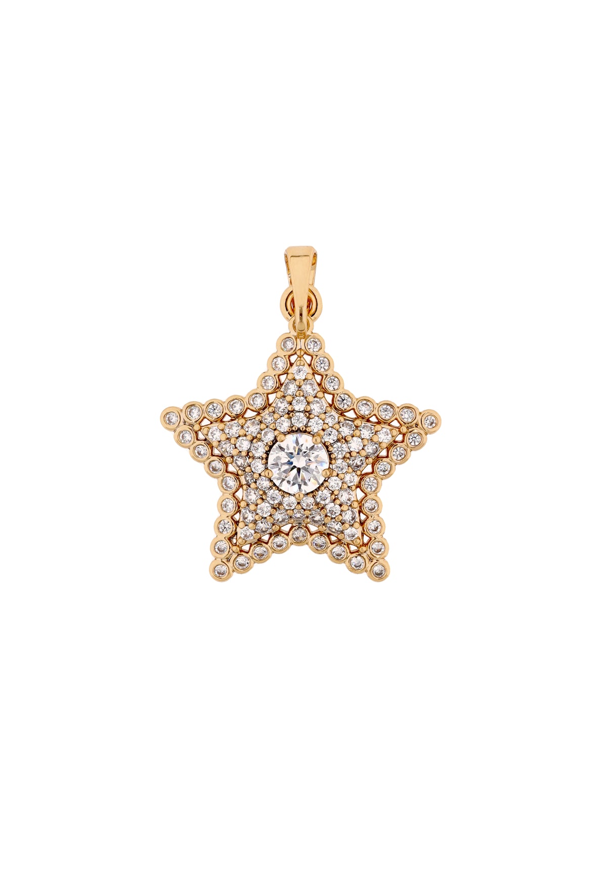 myMo at night Women's Pendant With Rhinestones