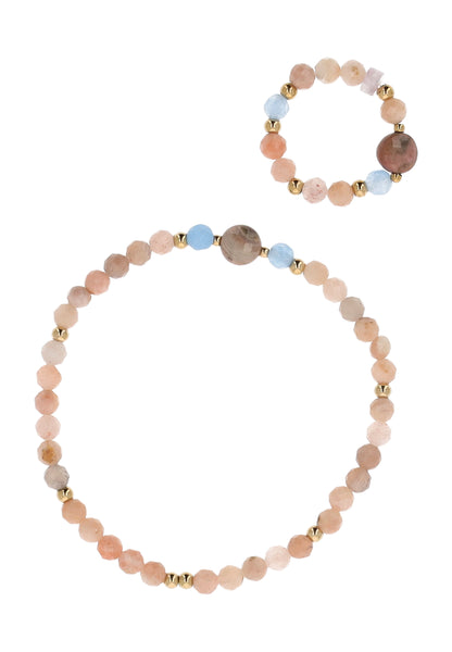 Usha FESTIVAL Jewelry Set With Bracelet And Ring