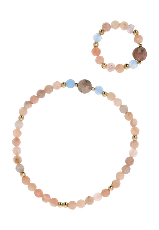 Usha FESTIVAL Jewelry Set With Bracelet And Ring