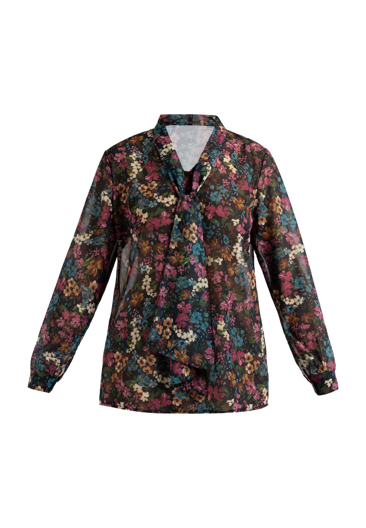 Albee Women's Tie Neck Blouse