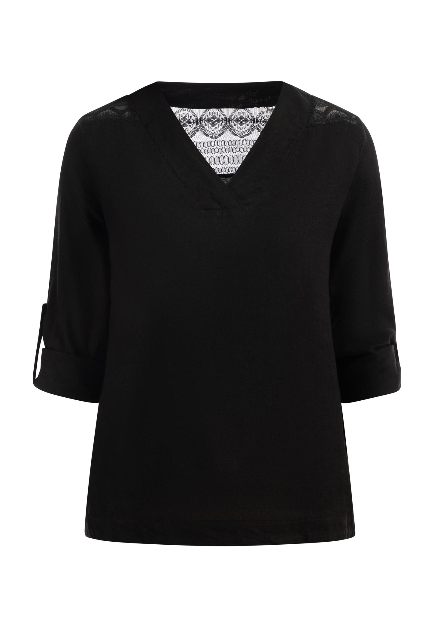 Albee Women's Blouse Shirt With Lace