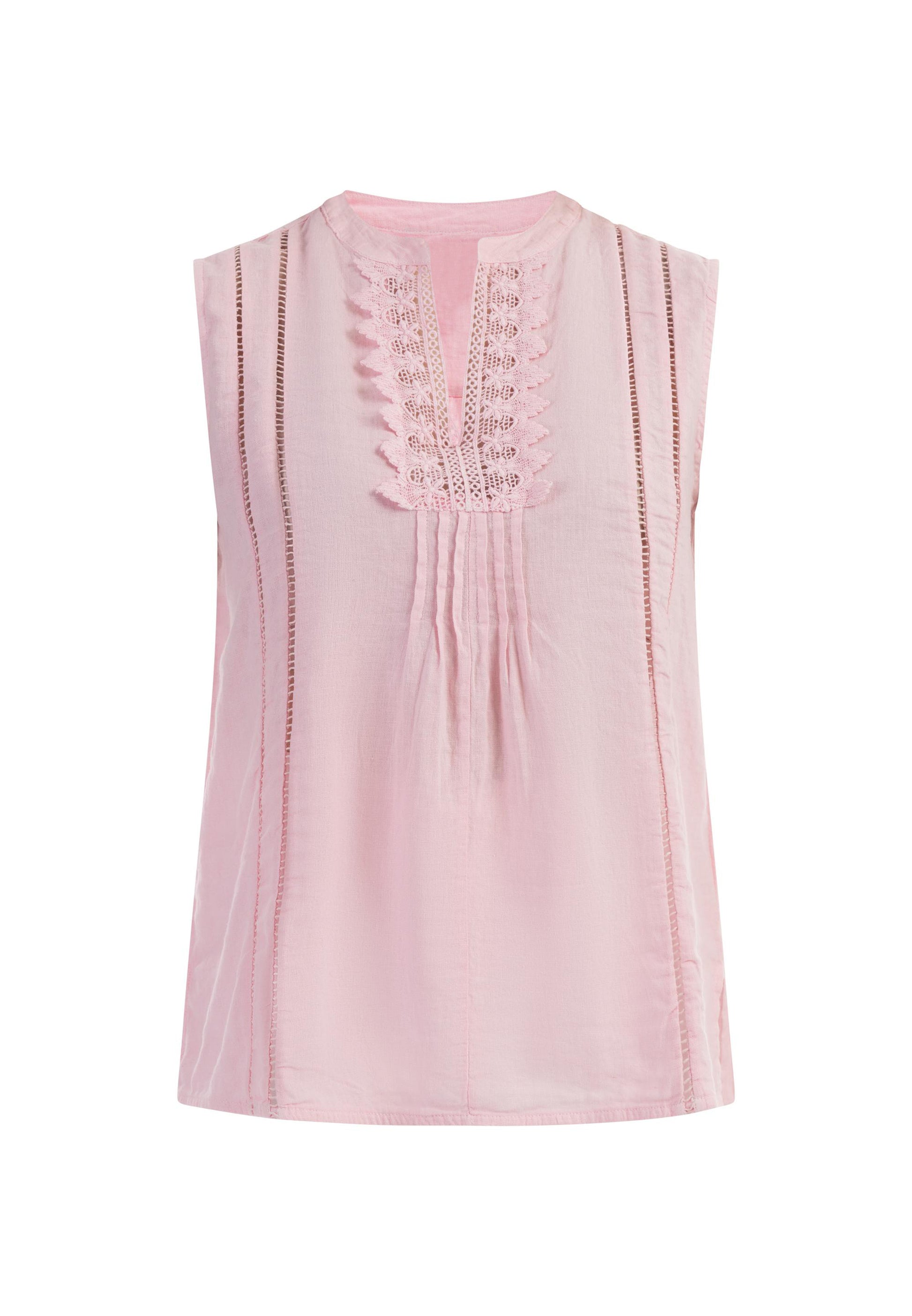 Albee Women's Blouse Top With Lace